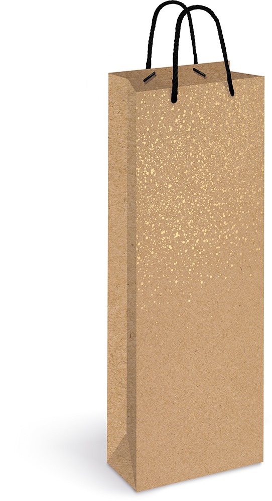 Torebka na butelkę Kraft Gold 150g  Interdruk